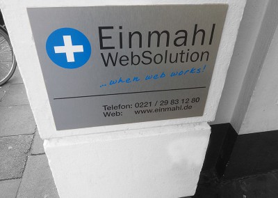kwom graphix aussenwerbung schild aludibond werbeschild overath köln bensberg rösrath lindlar